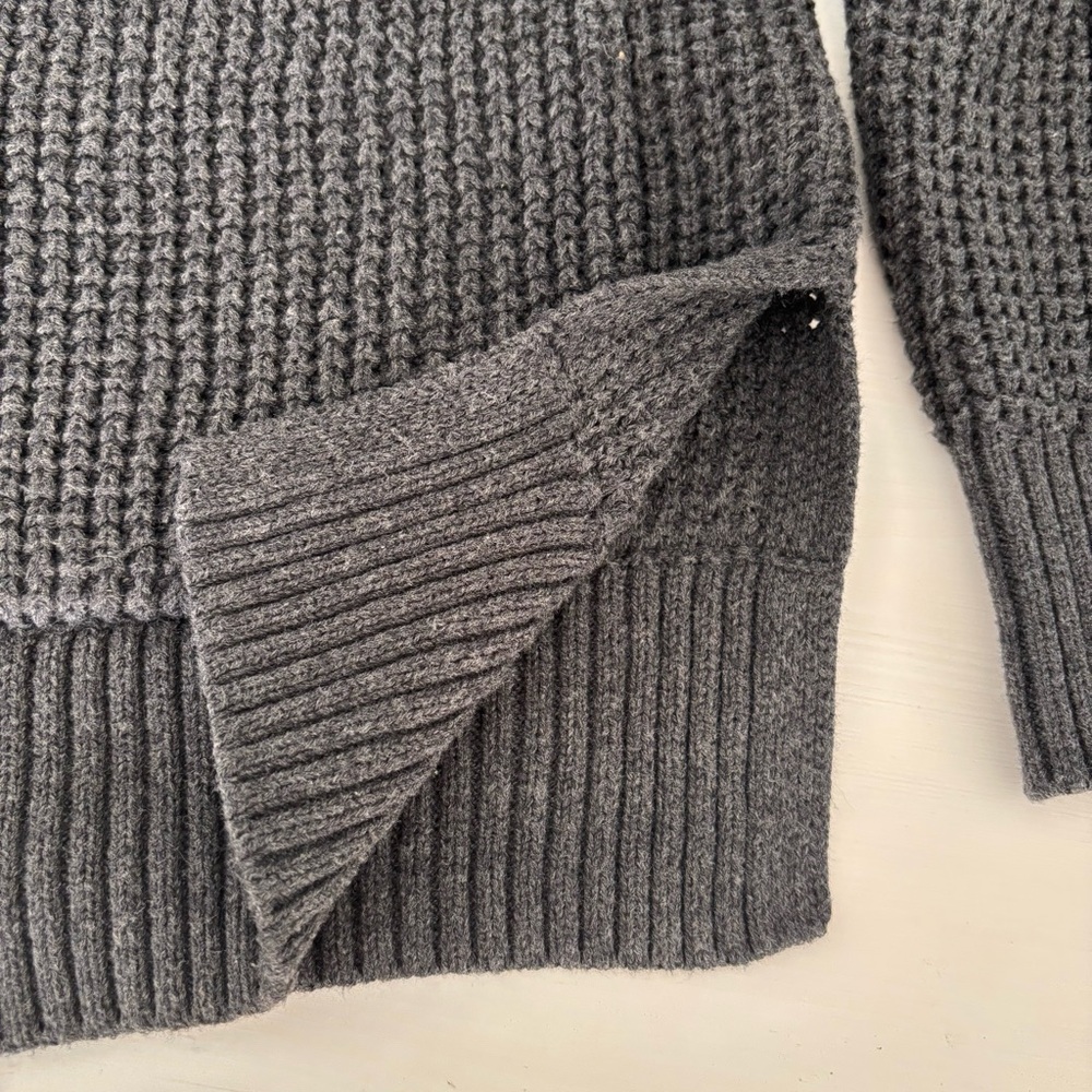 UNIVERSAL THREAD Waffle Knit Cardigan Sweater Sz L - Picture 9 of 9